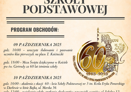 Program obchodów 60-lecia szkoły